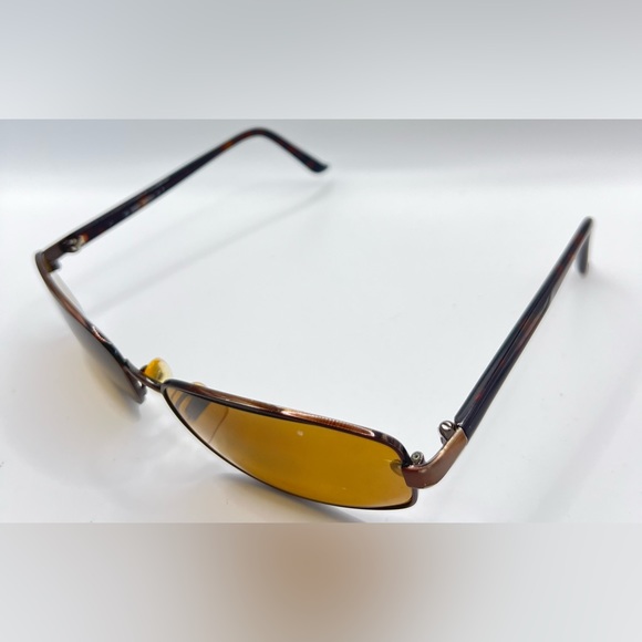 Vintage Matsuri M3 6002 Brown Rectangular Sunglasses Frames Only - Picture 2 of 8